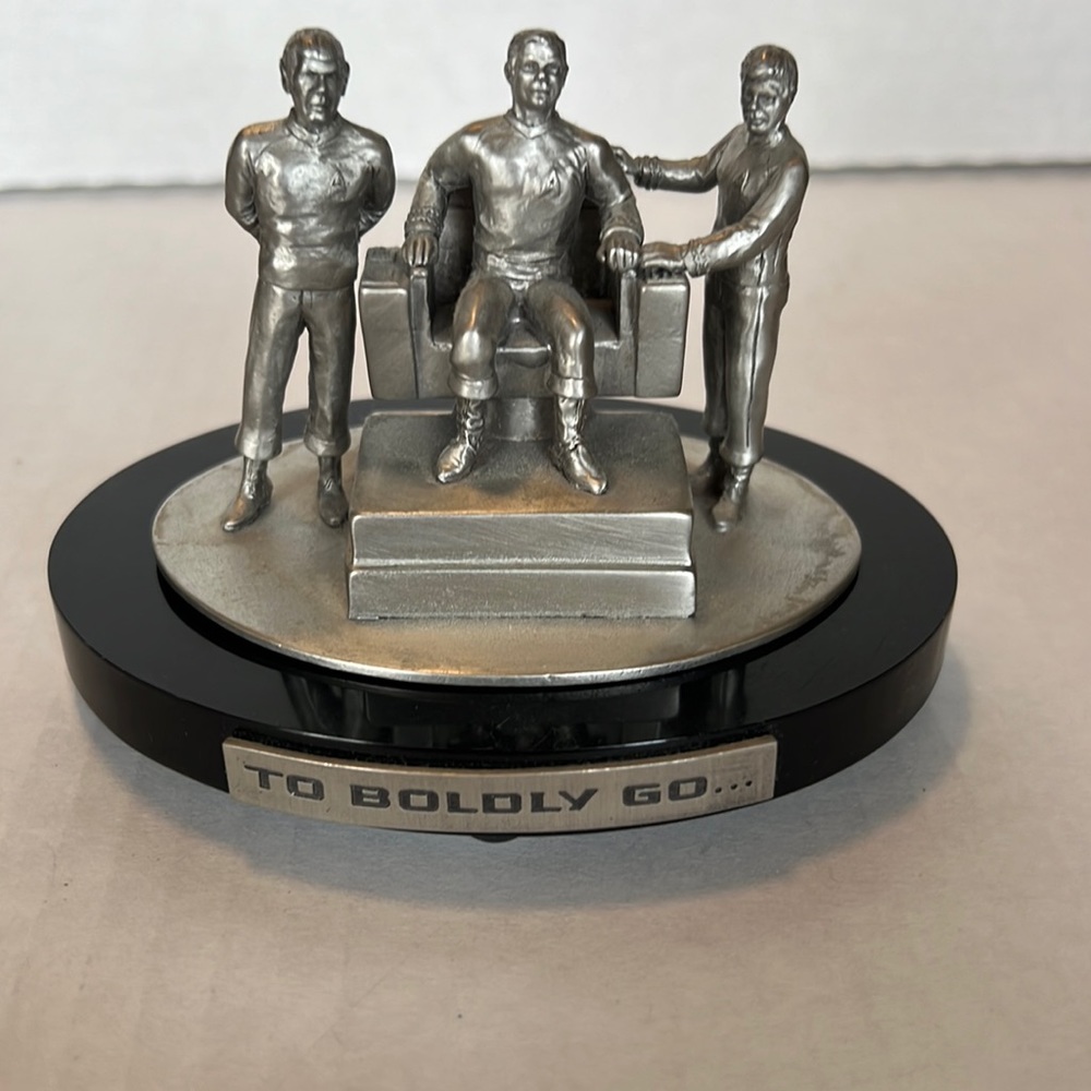 1998 Star Trek To Boldly Go Pewter by Rawcliffe LE 491/1701